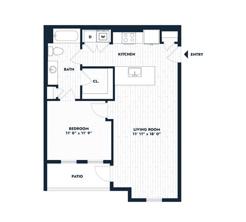 Alta Center Point Apartments in San Marcos, Texas A1.A Floor Plan